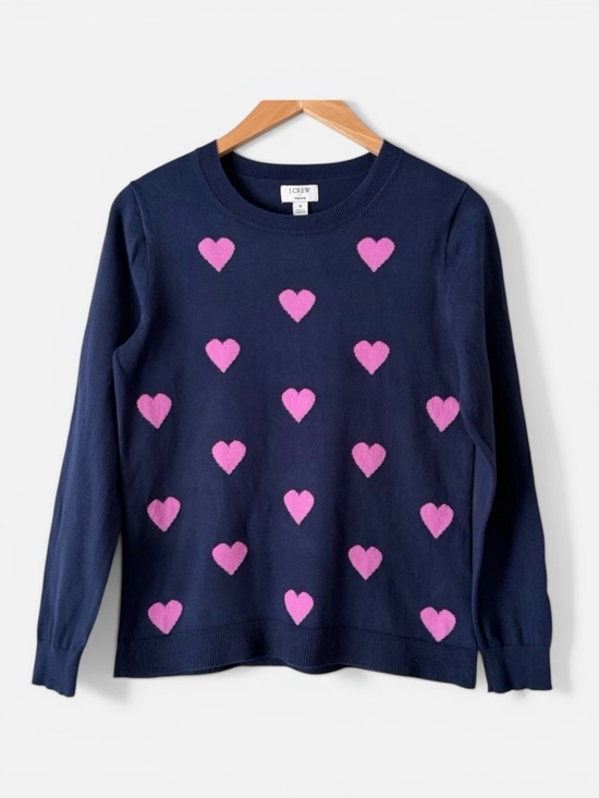 J. Crew Sweaters - J. Crew Navy Teddie Crewneck Sweater